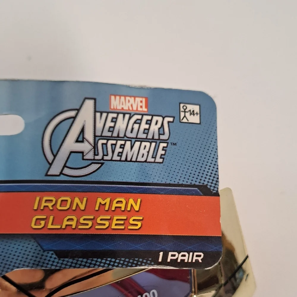 Marvel Avengers Iron Man Glasses - Red and Gold